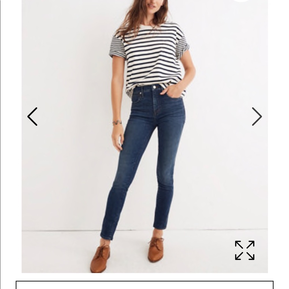 Madewell 10" high rise denim 27